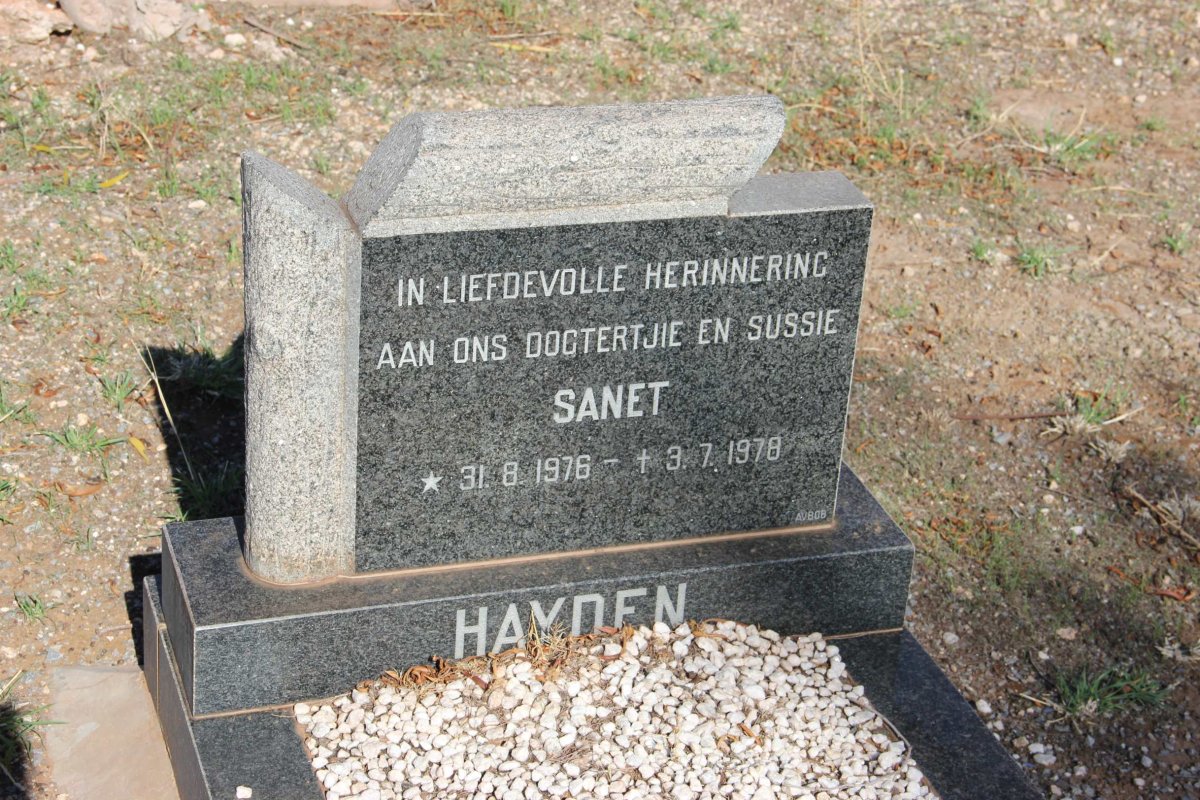 HAYDEN Sanet 1976-1978