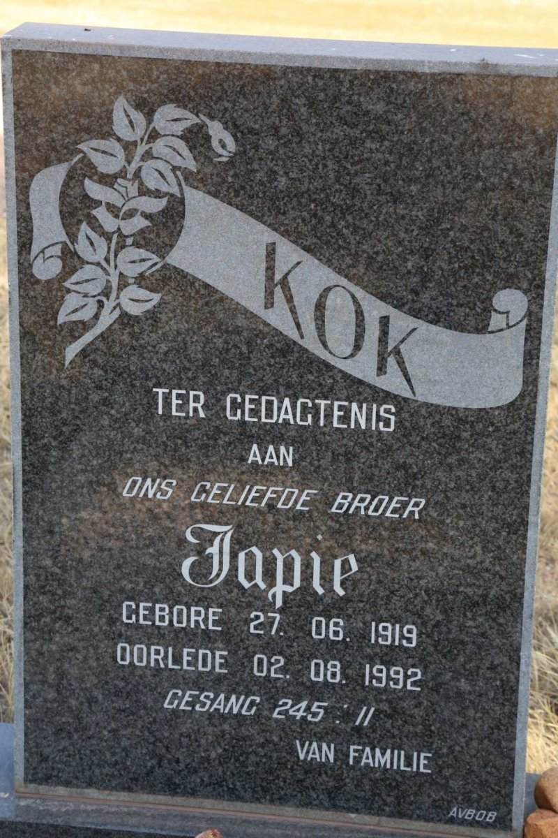 KOK Japie 1919-1992