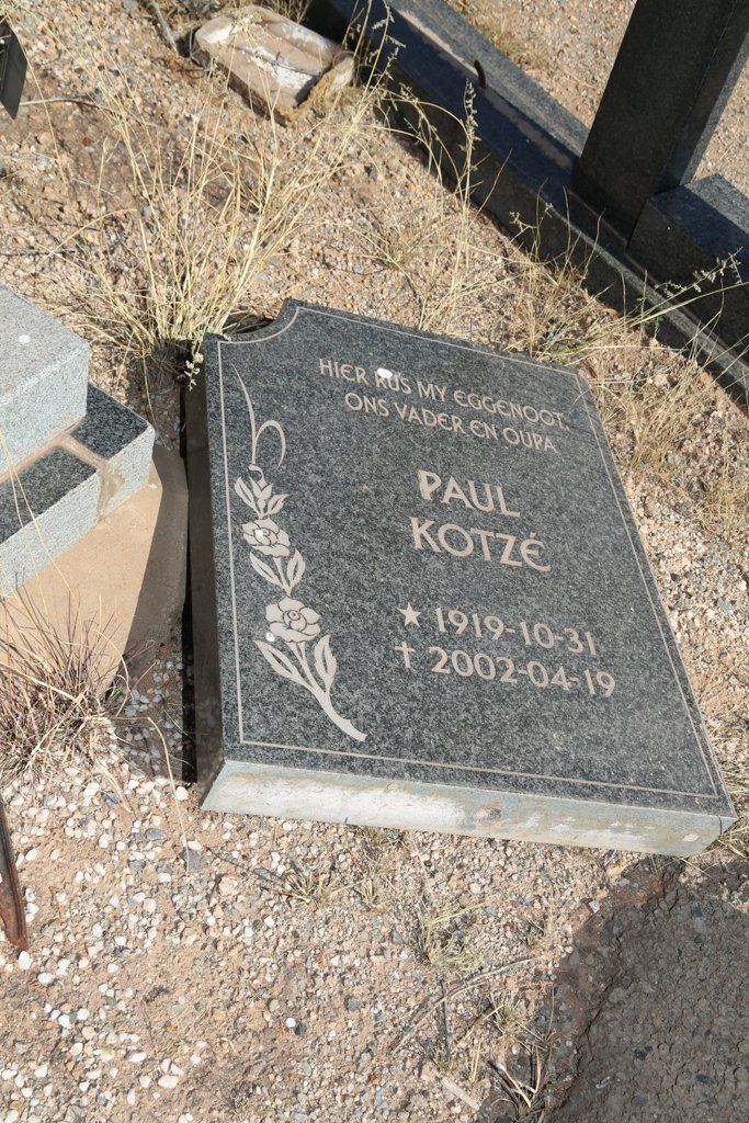KOTZE Paul 1919-2002