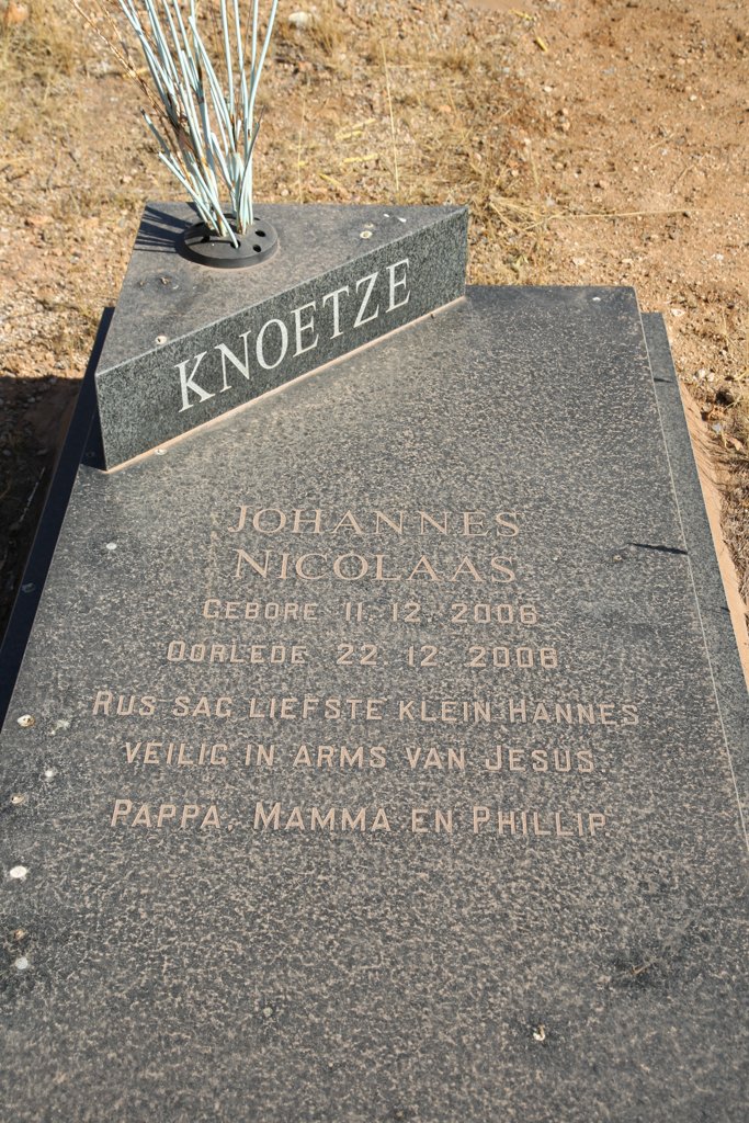 KNOETZE Johannes Nicolaas 2006-2006
