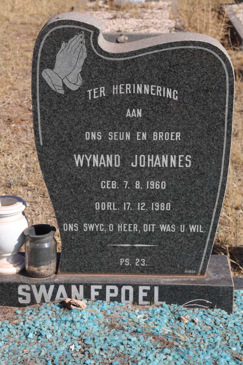 SWANEPOEL Wynand Johannes 1960-1980