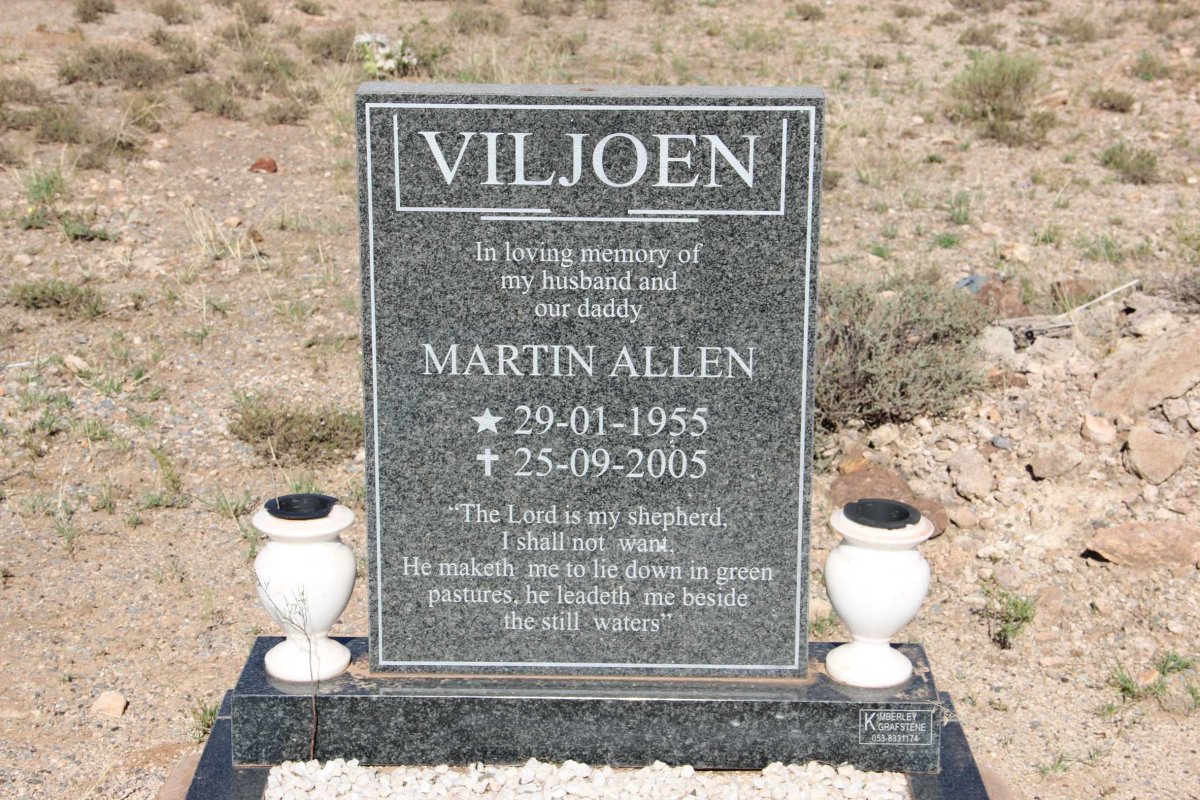 VILJOEN Martin Allen 1955-2005