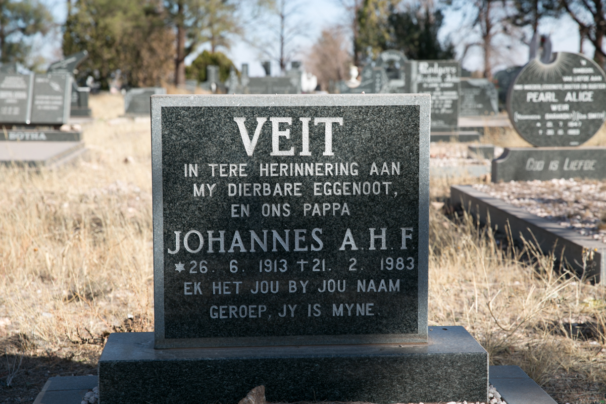 VEIT Johannes A.H.F. 1913-1983