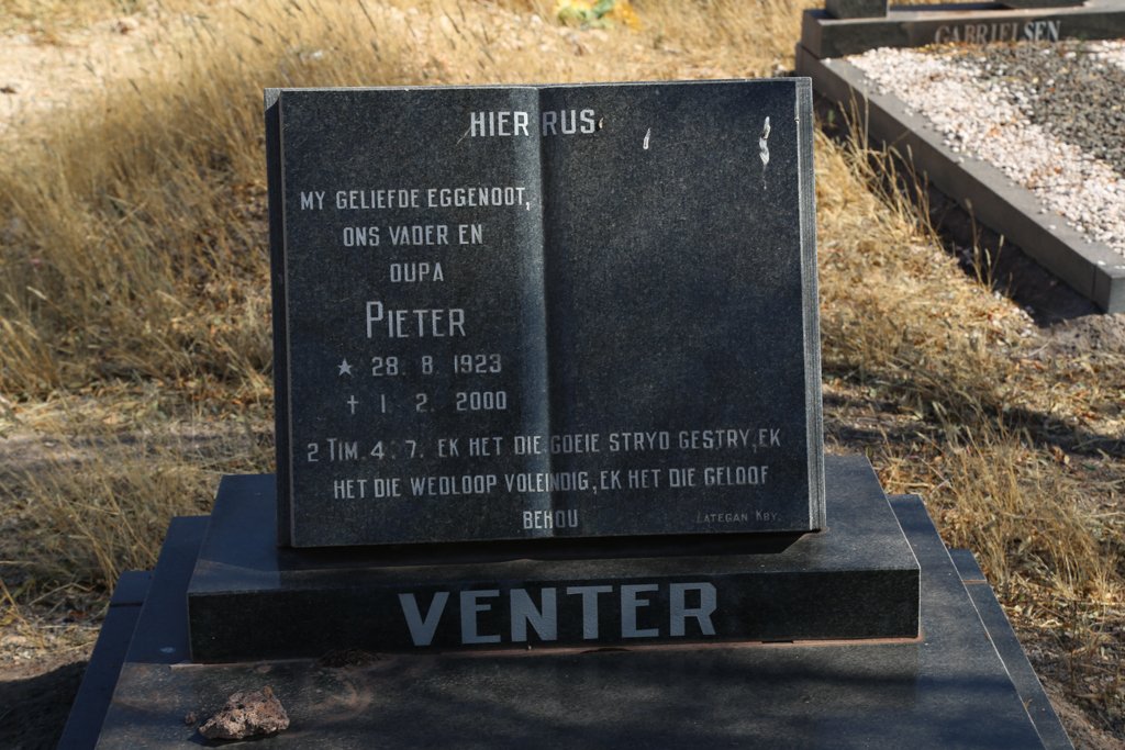 VENTER Pieter 1923-2000