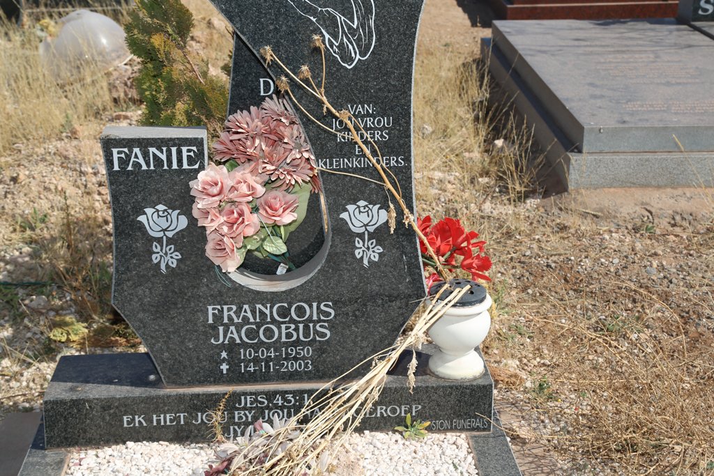 ? Francois Jacobus 1950-2003