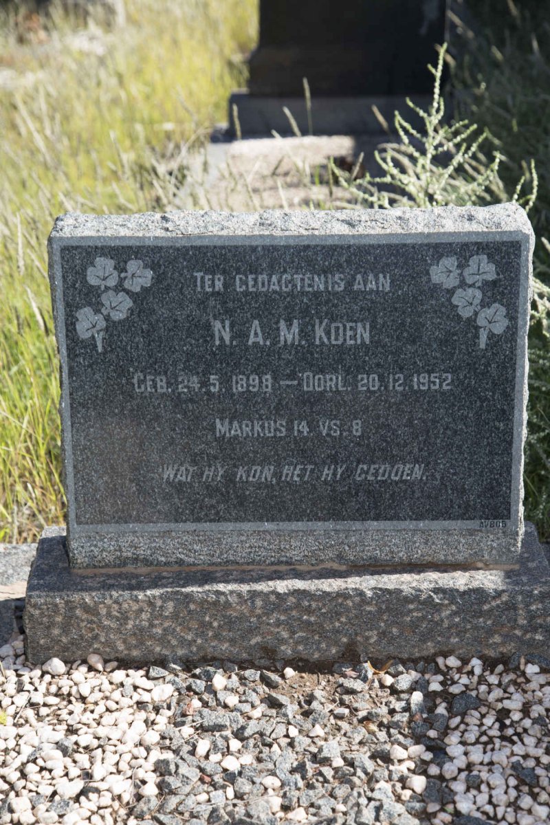 KOEN N.A.M. 1898-1952