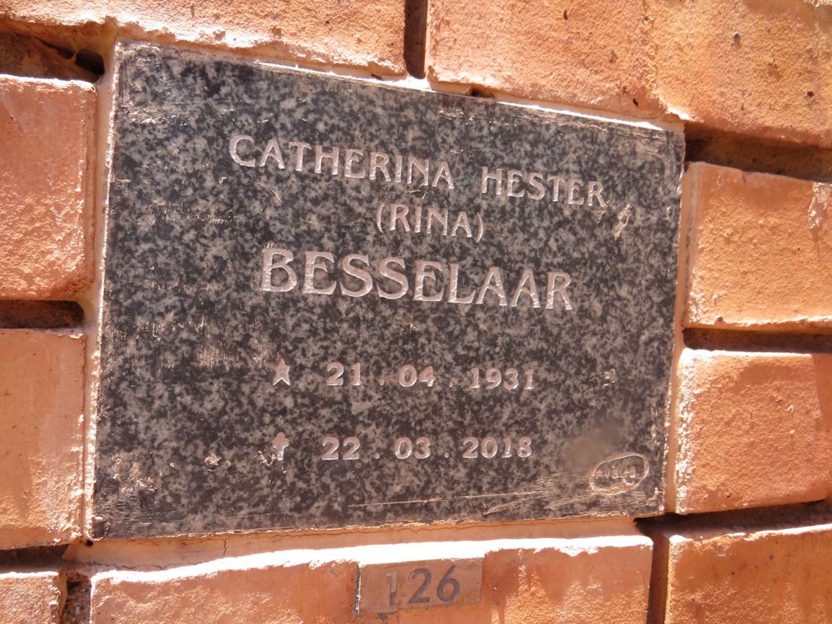 BESSELAAR Catherina Hester 1931-2018
