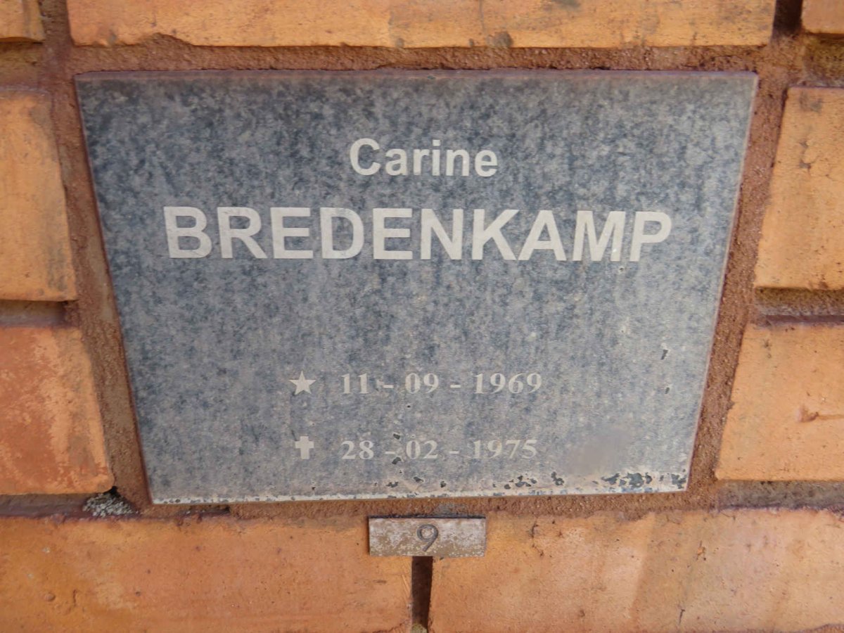 BREDENKAMP Carine 1969-1975