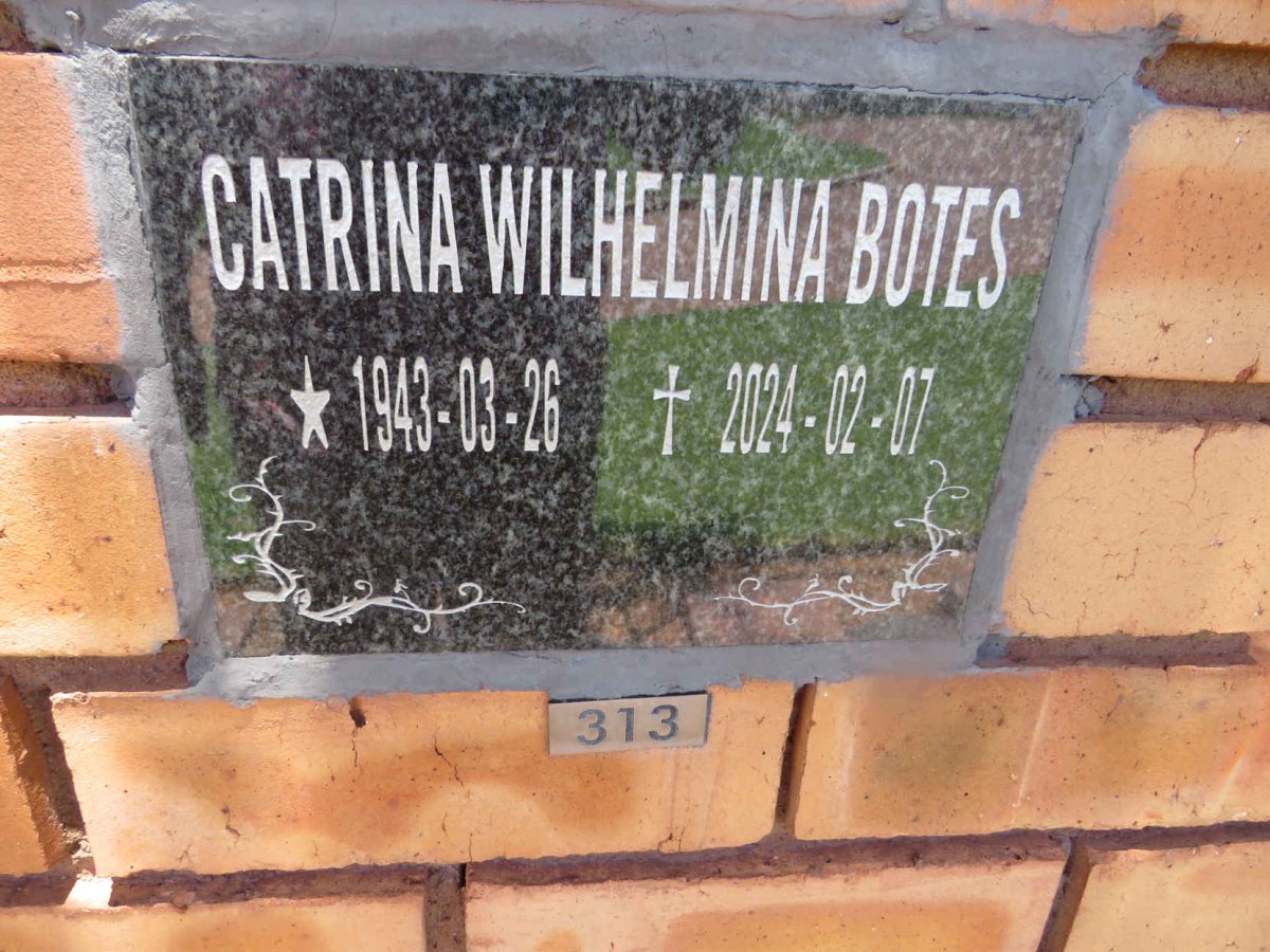 BOTES Catrina Wilhelmina 1943-2024