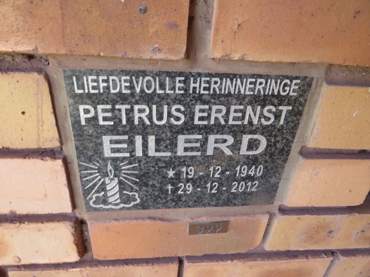 EILERD Petrus Erenst 1940-2012