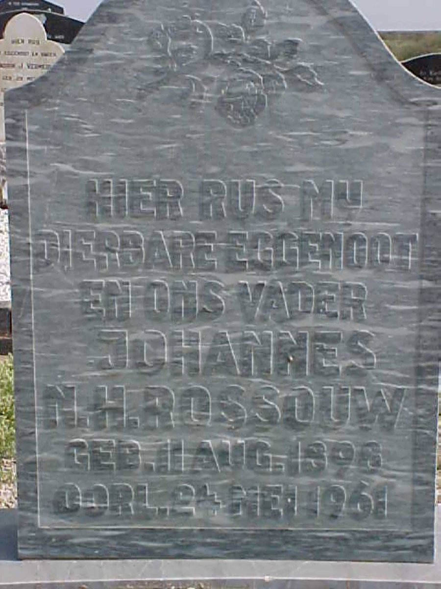 ROSSOUW Johannes N.H. 1898-1961