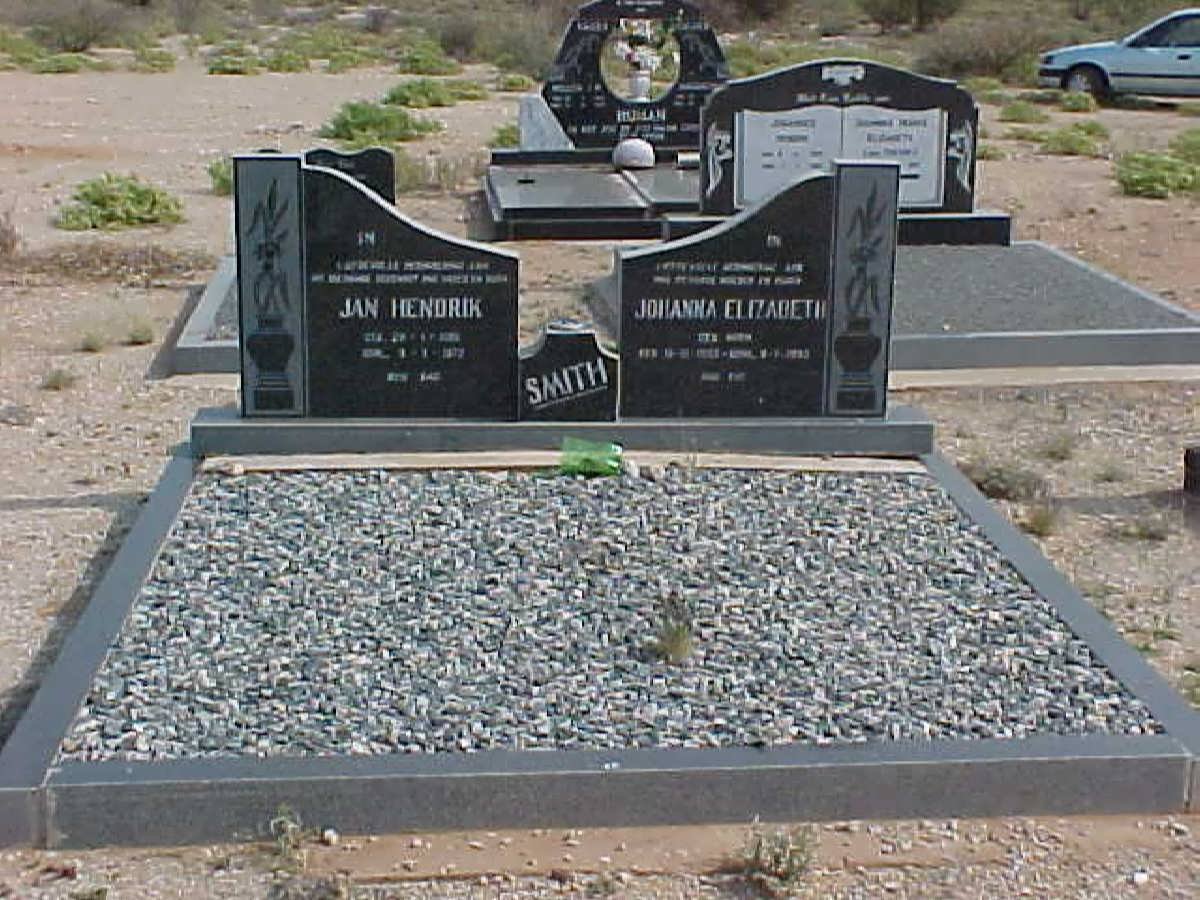 SMITH Jan Hendrik 1896-1972 &amp; Johanna Elizabeth HORN 1902-1992