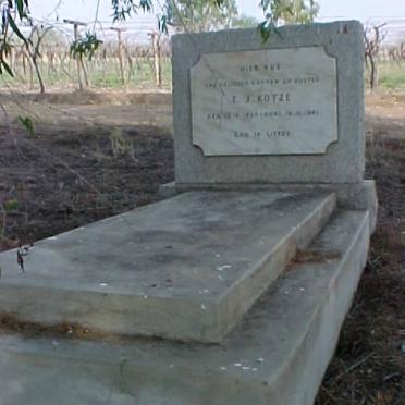 KOTZE E.J. 1920-1941