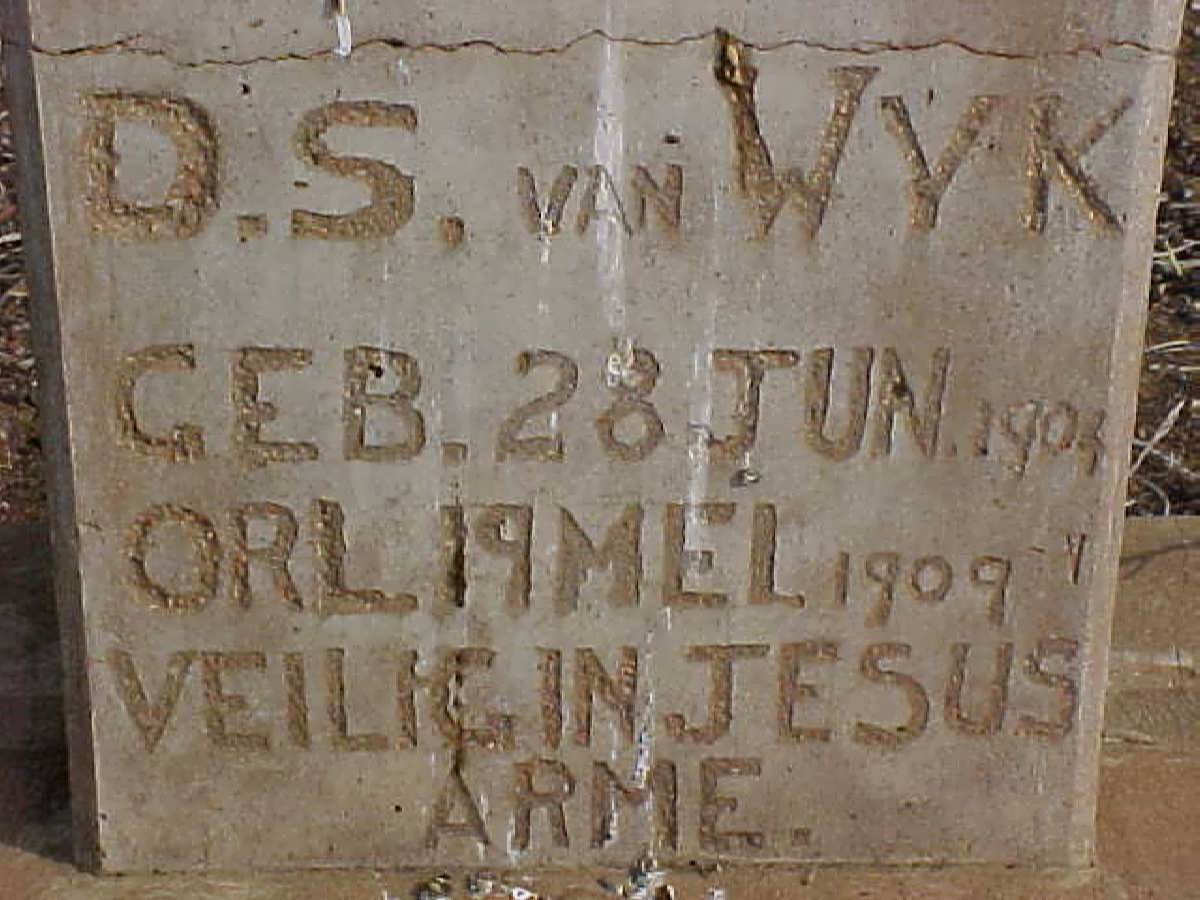 WYK D.S., van 1904-1909