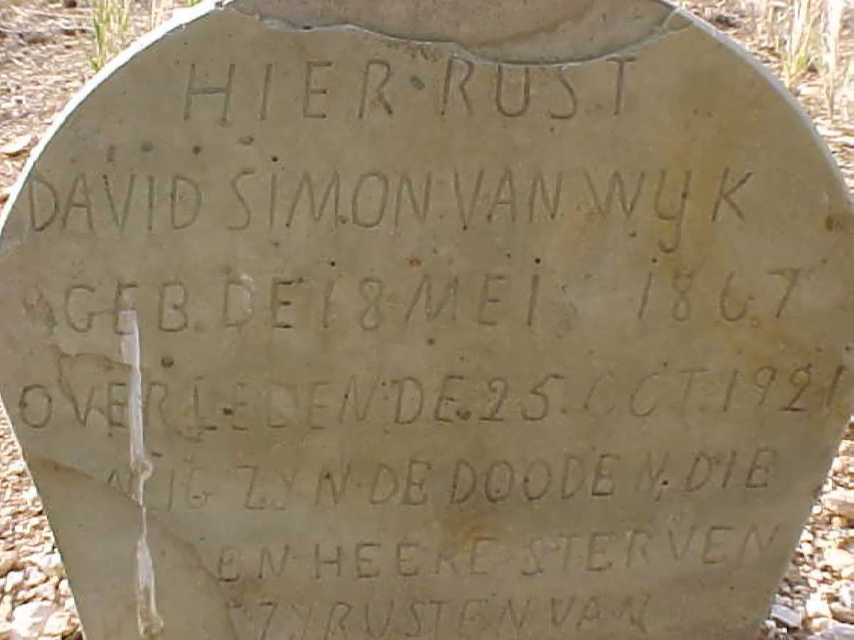 WYK David Simon, van 1867-1921