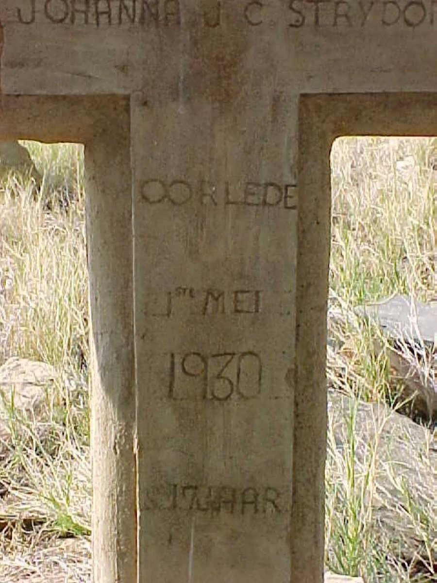 STRYDOM Johanna J.C. -1930