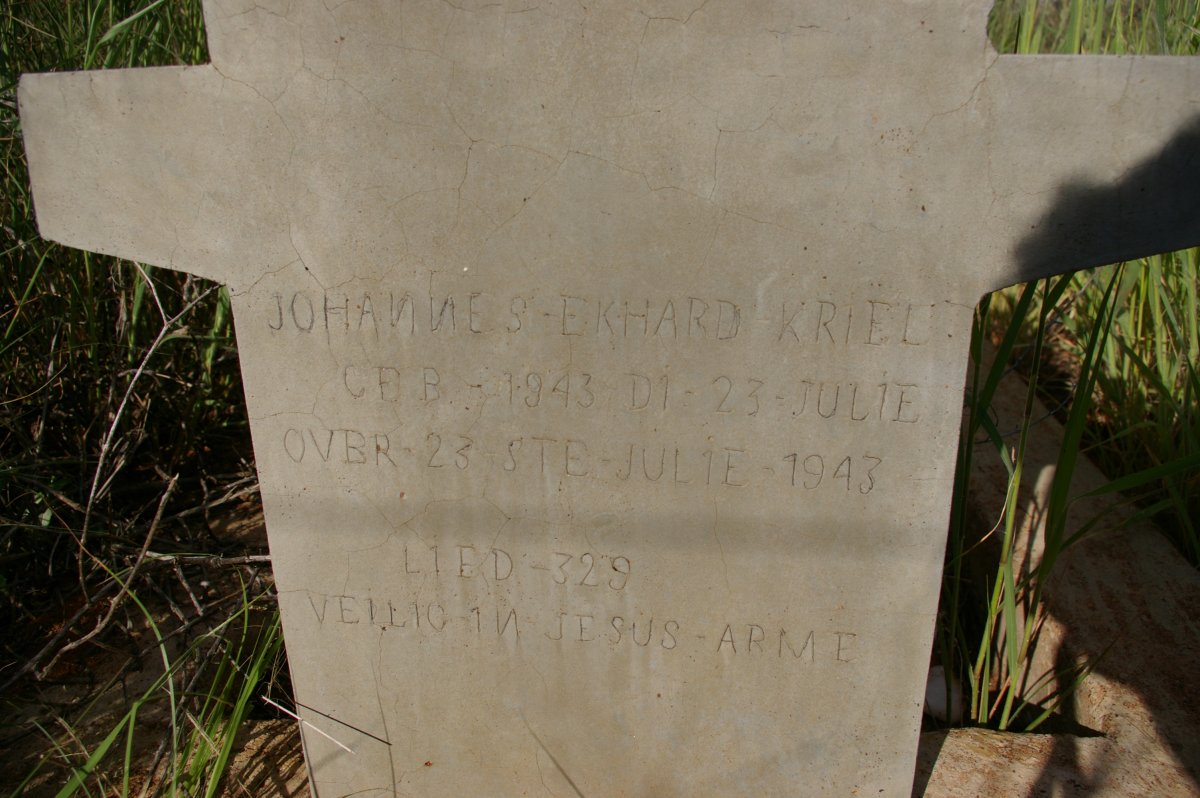 KRIEL Johannes Ekhard 1943-1943