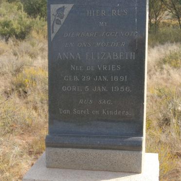 PLESSIS Anna Elizabeth, du nee DE VRIES 1891-1956
