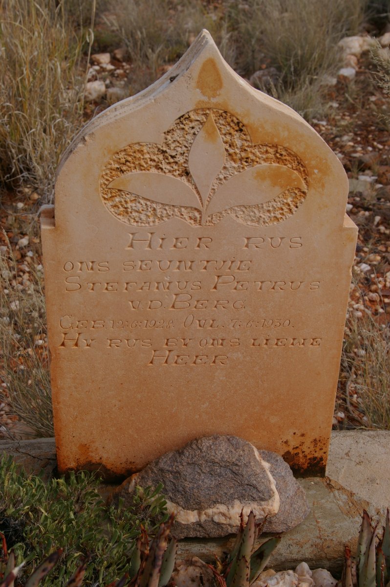 BERG Stefanus Petrus, v.d. 1928-1930