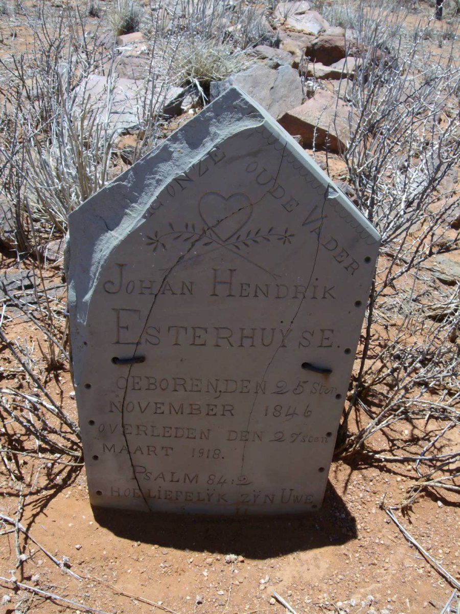 ESTERHUYSE Johan Hendrik 1846-1918