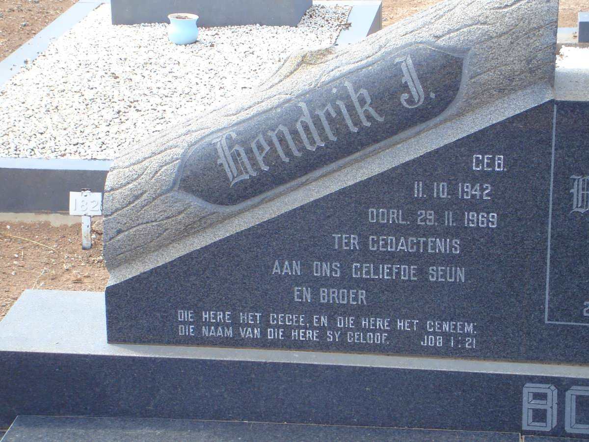 BOTHA Hendrik J. 1942-1969