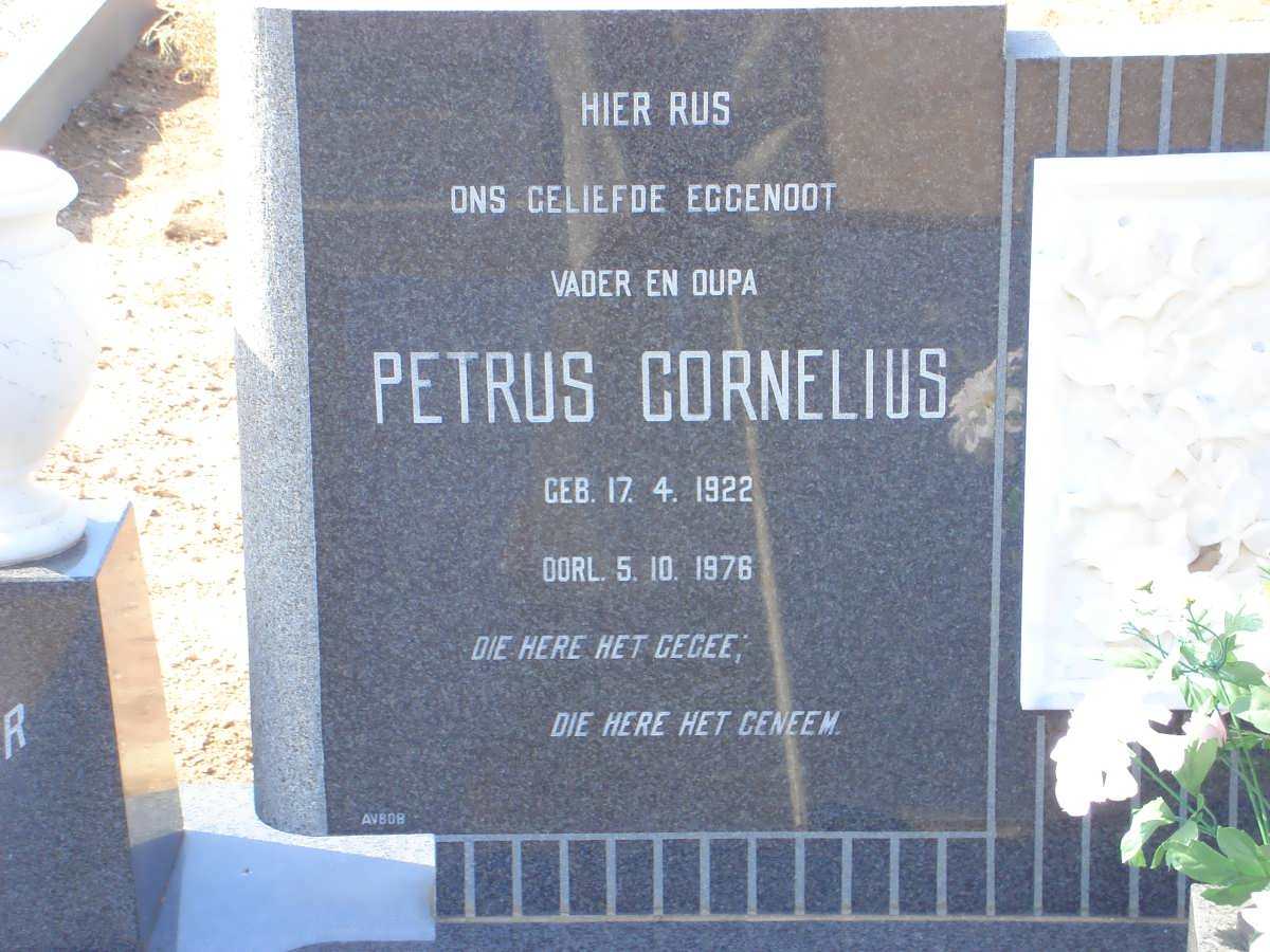CLOETE Petrus Cornelius 1922-1976