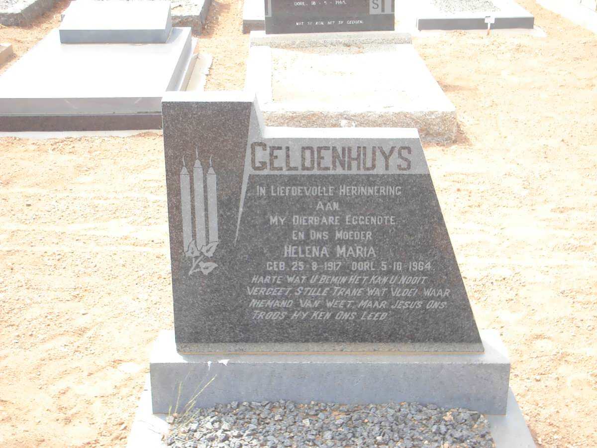 GELDENHUYS Helena Maria 1917-1964