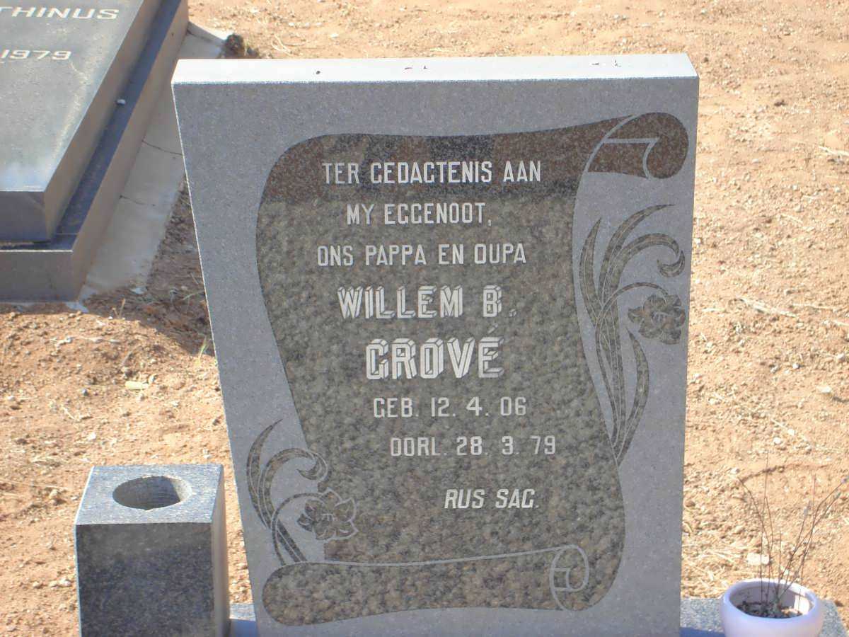 GROVE Willem B. 1906-1979