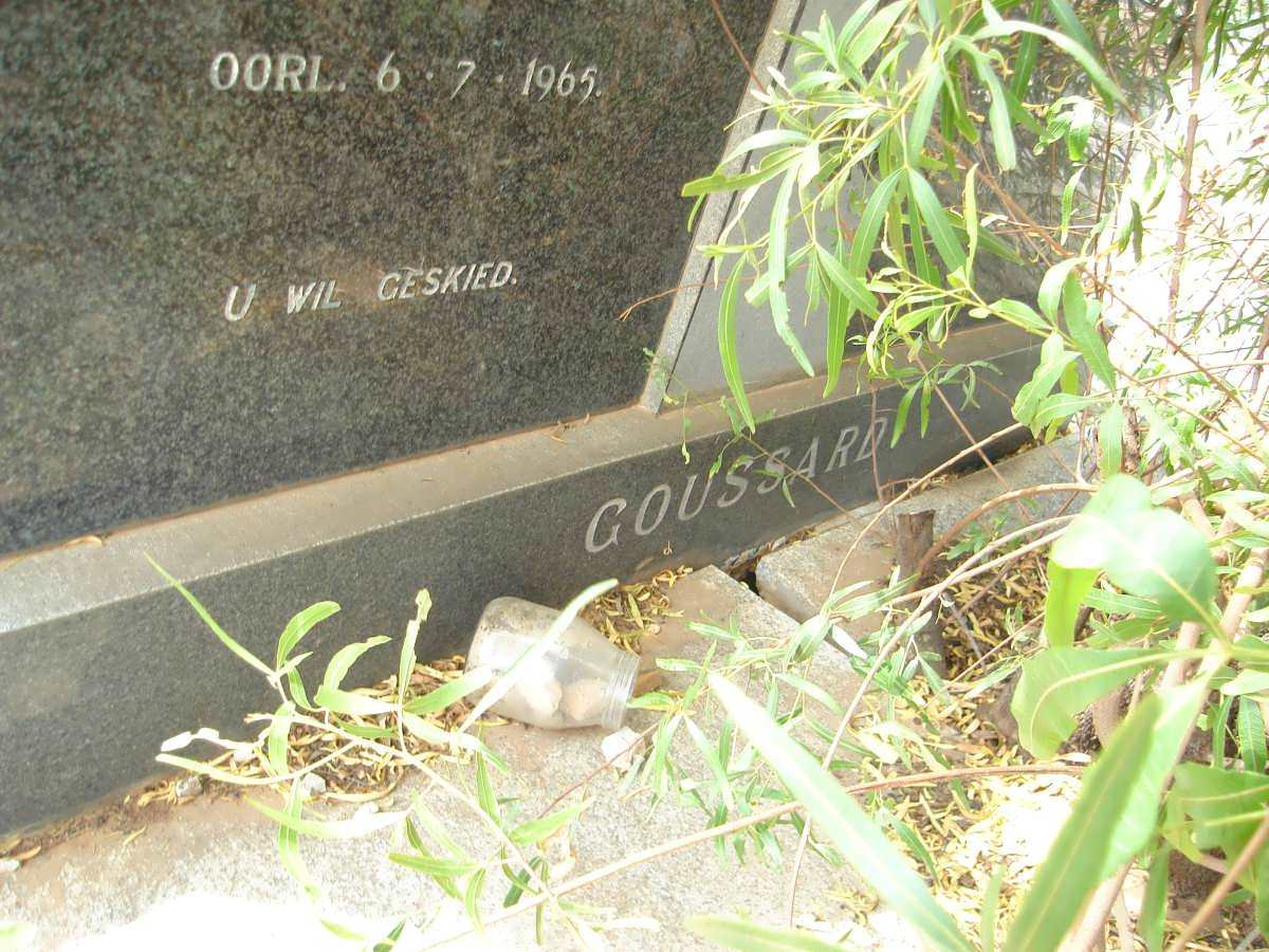 GOUSSARD Christiaan Rudolf 1884-1965