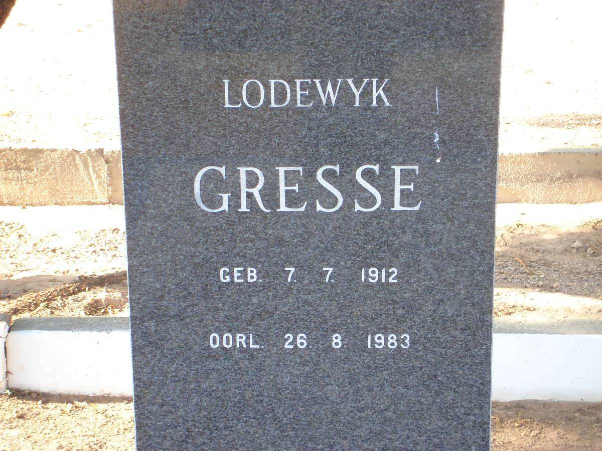 GRESSE Lodewyk 1912-1983