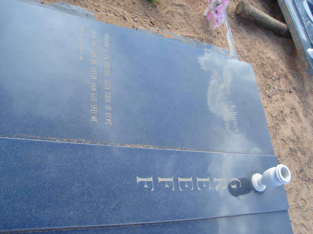 GREEFF Theunis Johannes 1925-1997