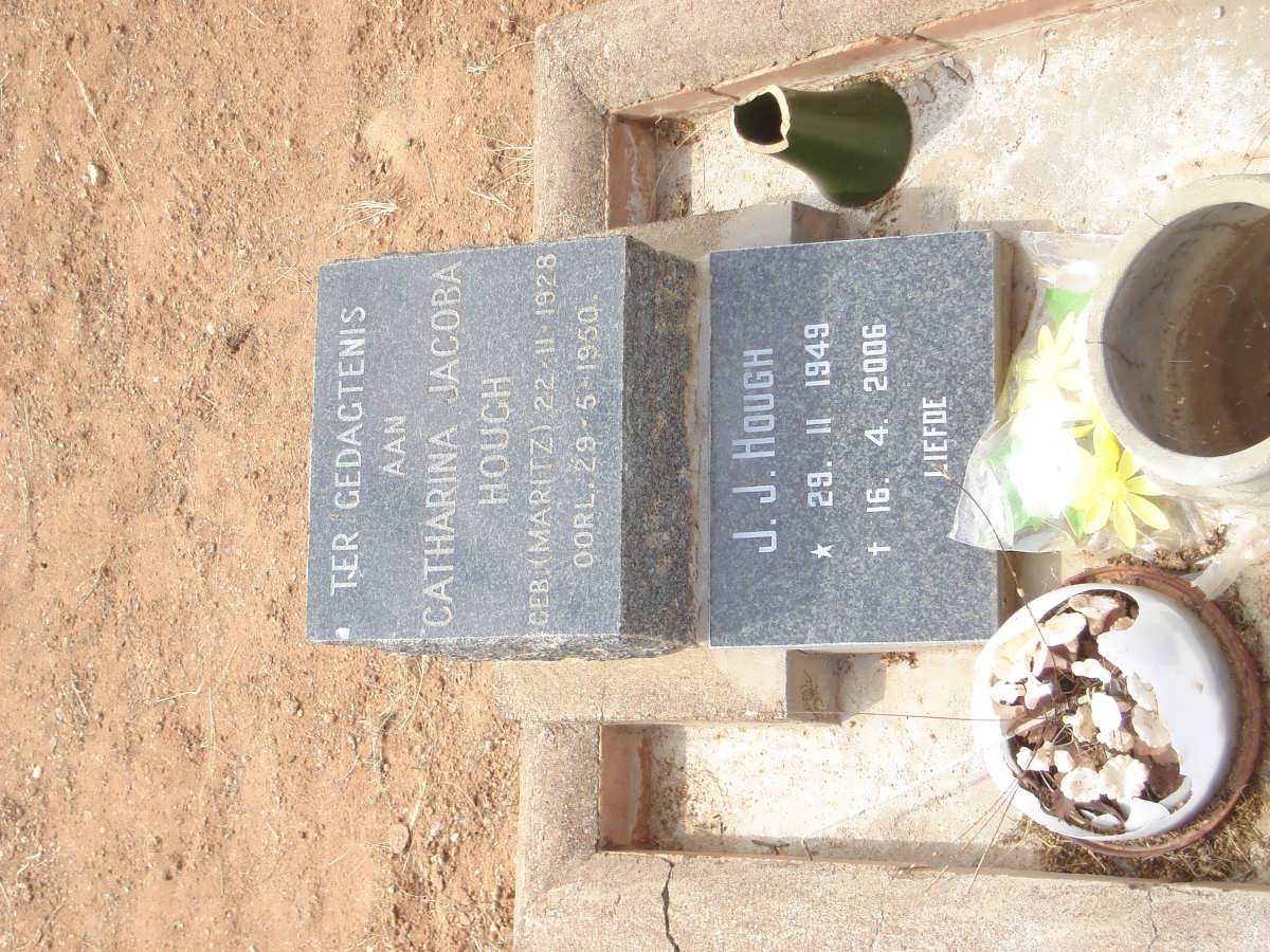 HOUGH J.J. 1949-2006 :: HOUGH Catharina Jacoba nee MARITZ 1928-1950