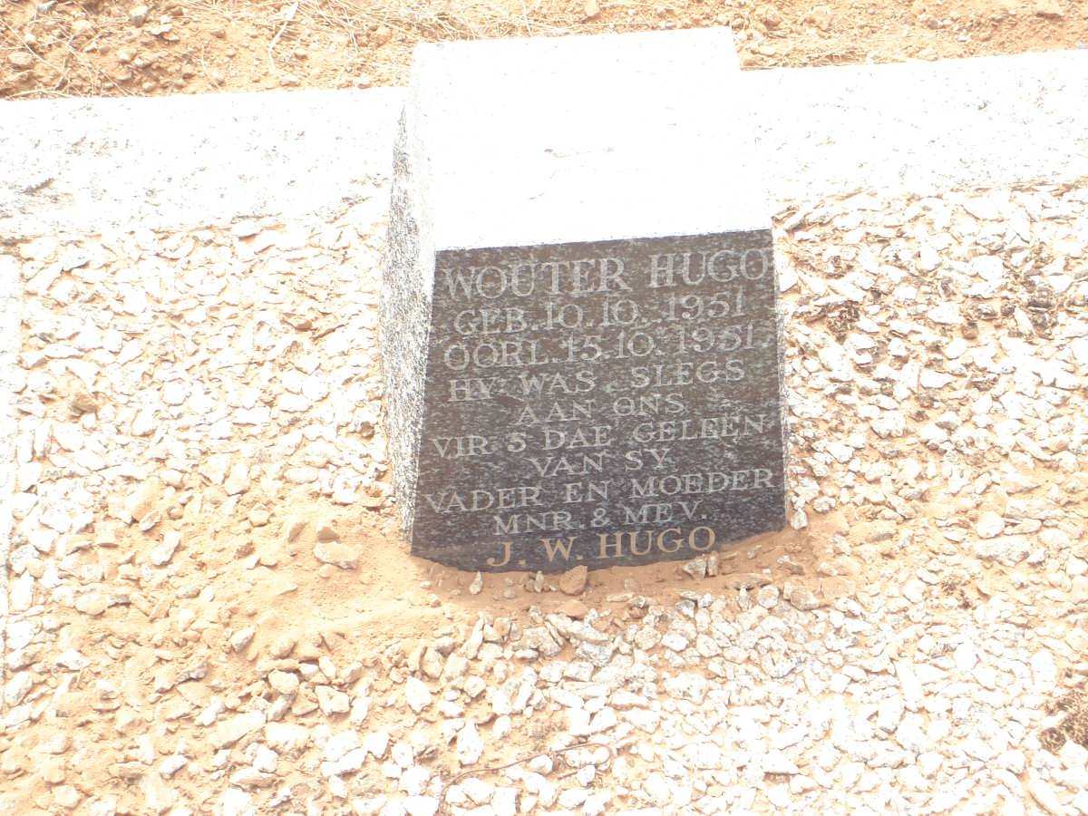 HUGO Wouter 1951-1951