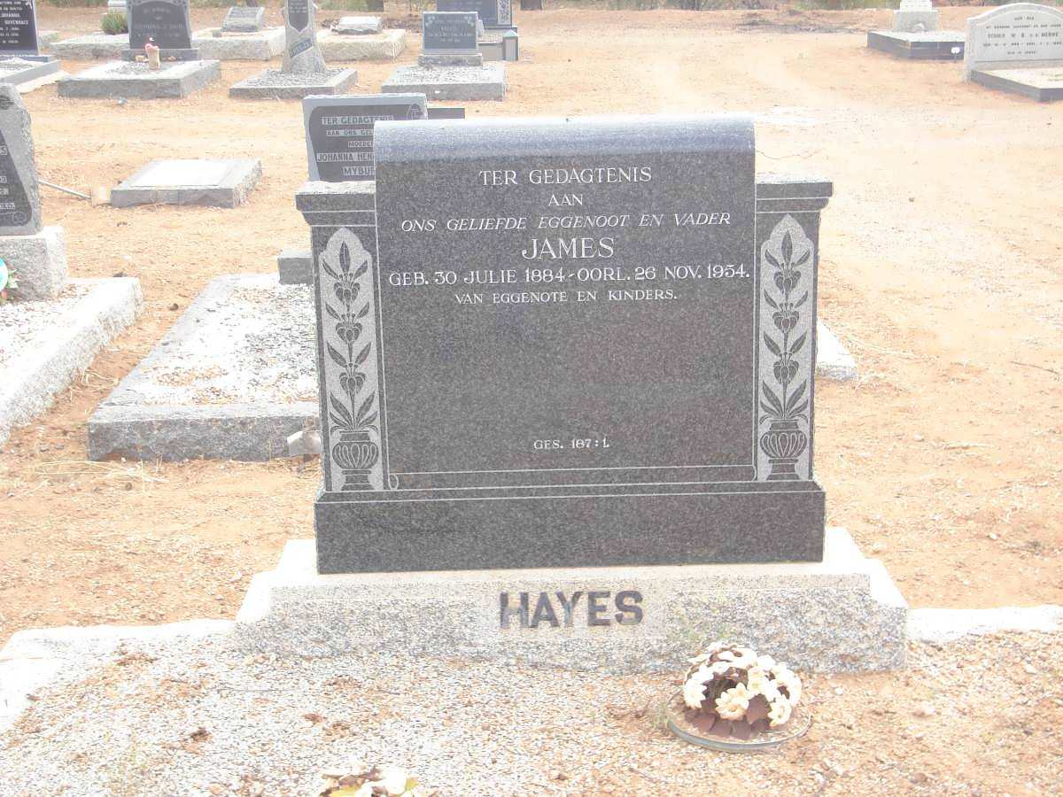 HAYES James 1884-1954
