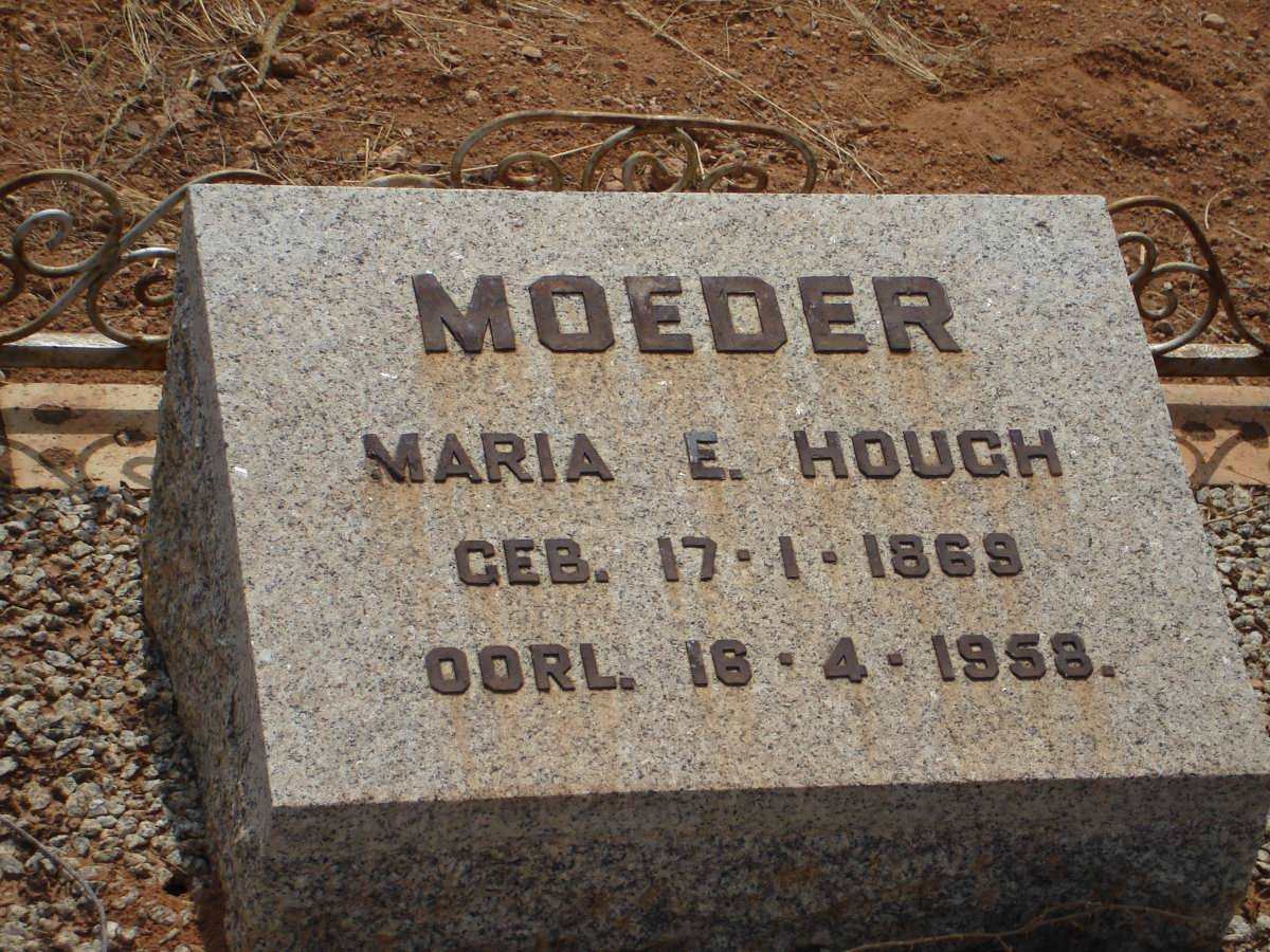 HOUGH Maria E. 1869-1958