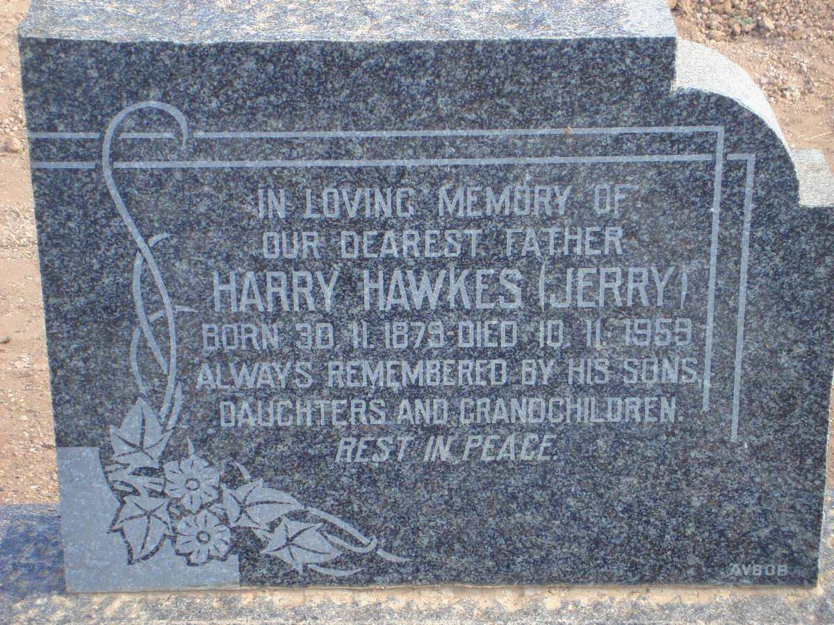 HAWKES Harry 1879-1959