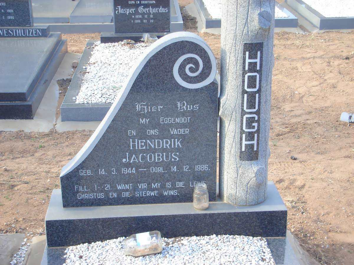HOUGH Hendrik Jacobus 1944-1986