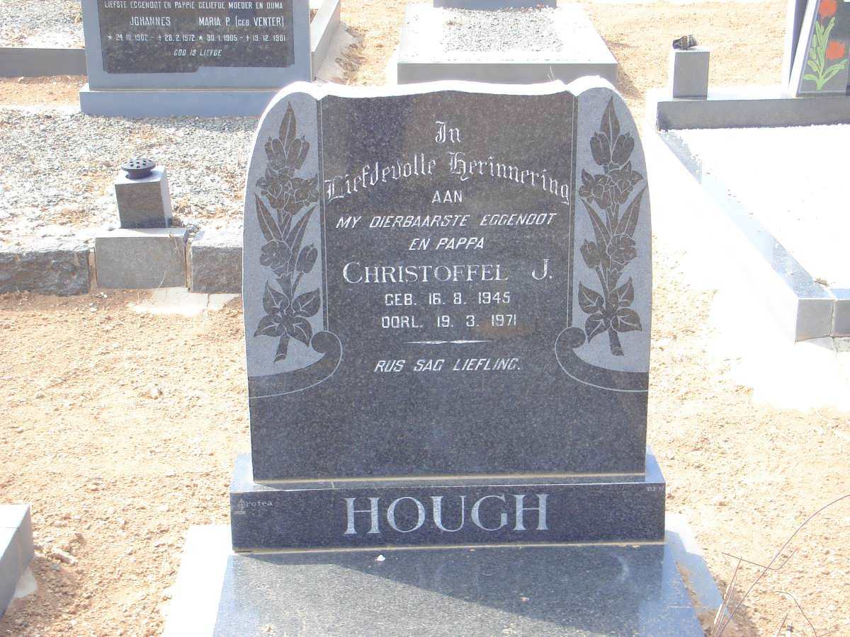 HOUGH Christoffel J. 1945-1971