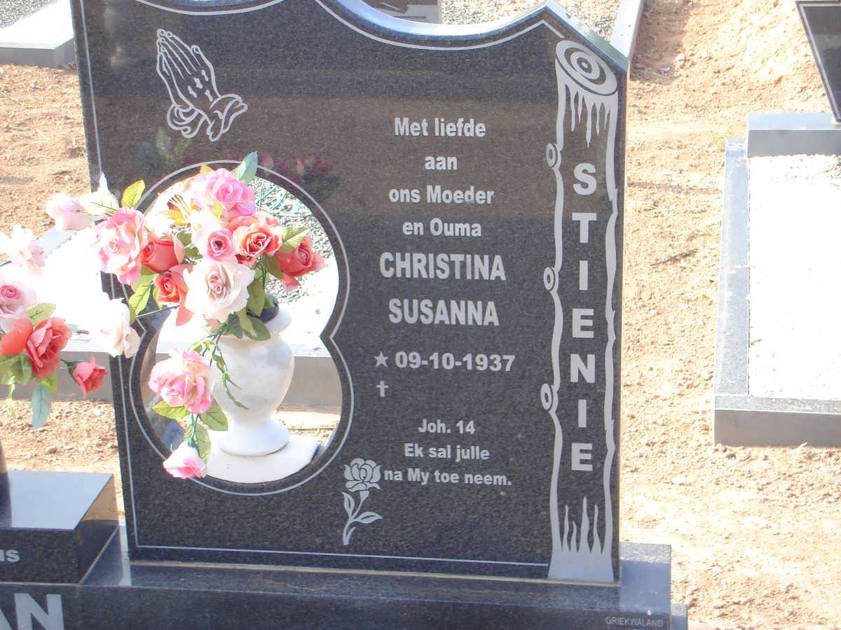HUMAN Christina Susanna 1937-