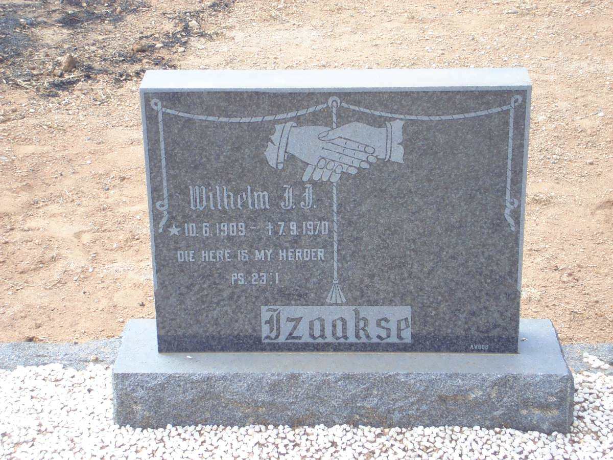 IZAAKSE Wilhelm J.J. 1909-1970
