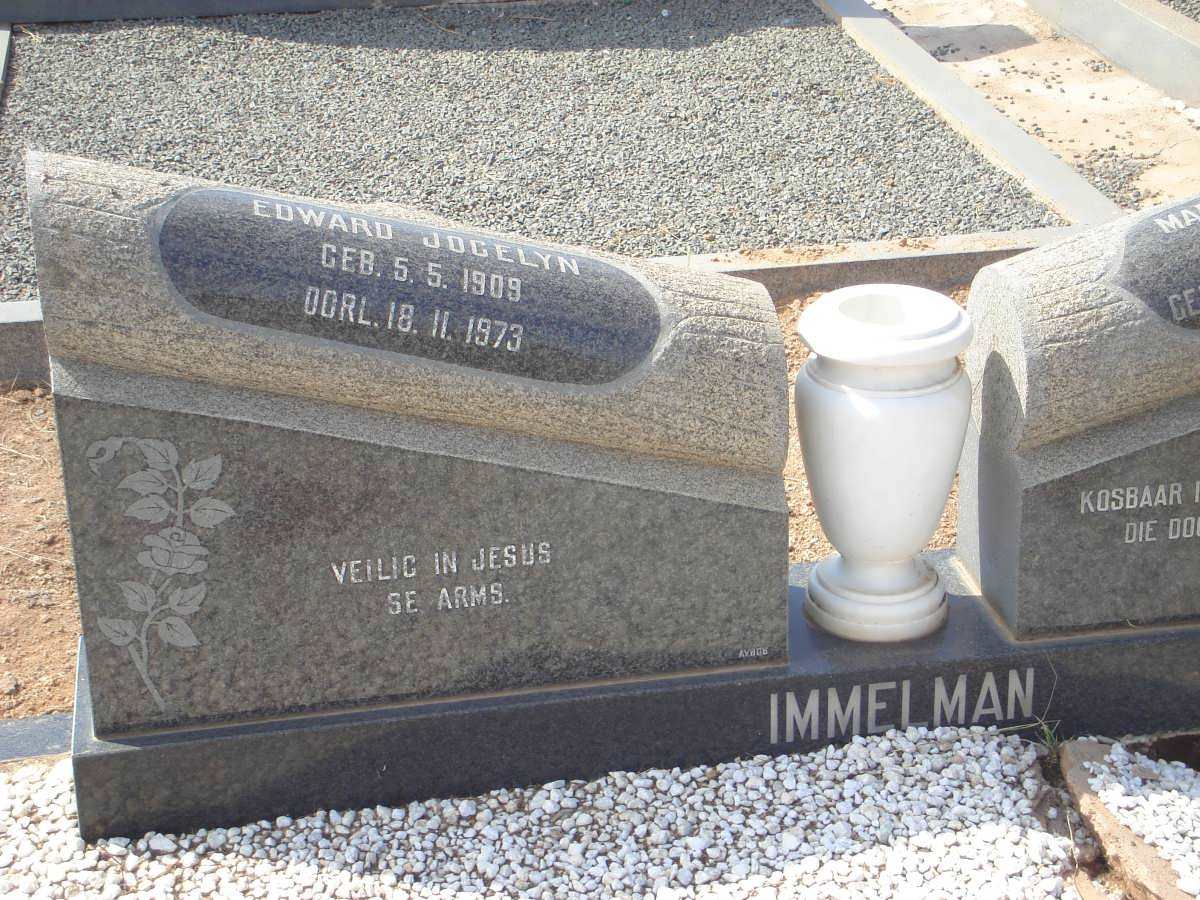 IMMELMAN Edward Jocelyn 1909-1973