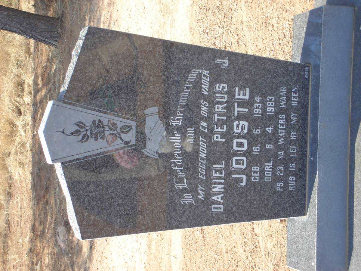JOOSTE Daniel Petrus J. 1934-1983