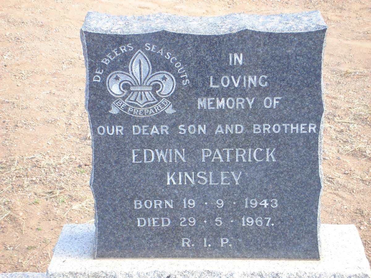 KINSLEY Edwin Patrick 1943-1967