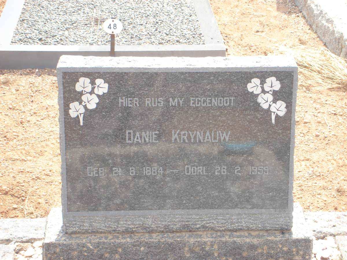KRYNAUW Danie 1884-1959