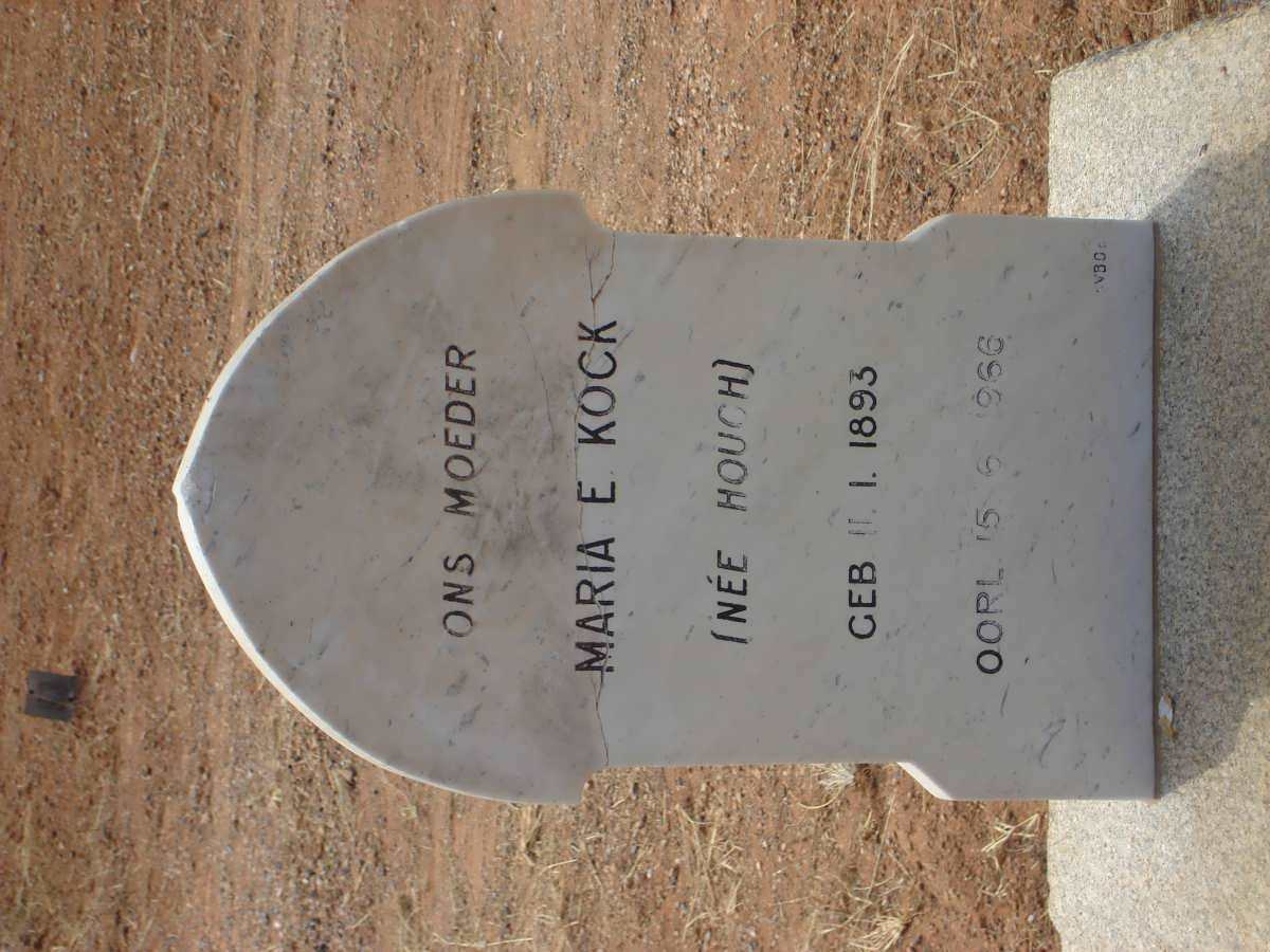 KOCK Maria E. nee HOUGH 1893-1966
