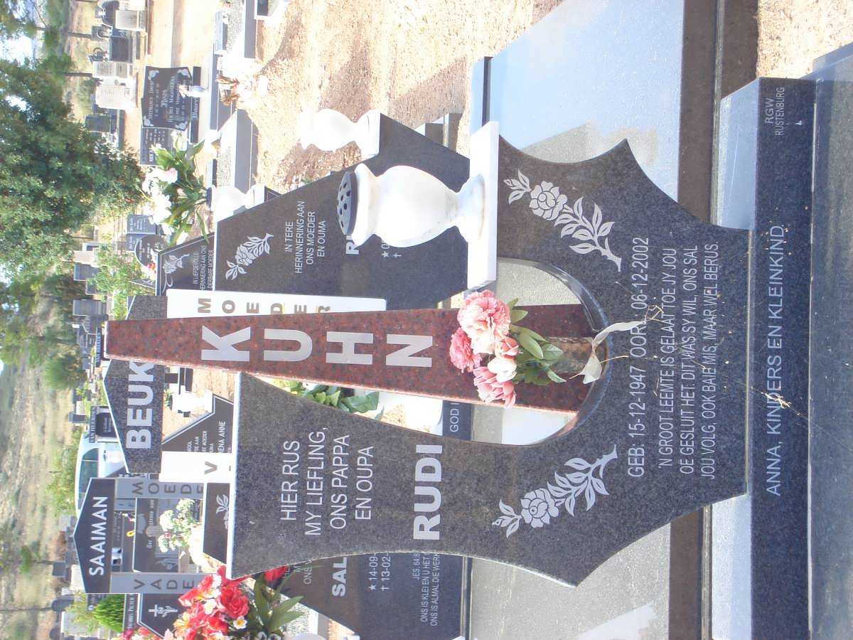 KUHN Rudi 1947-2002