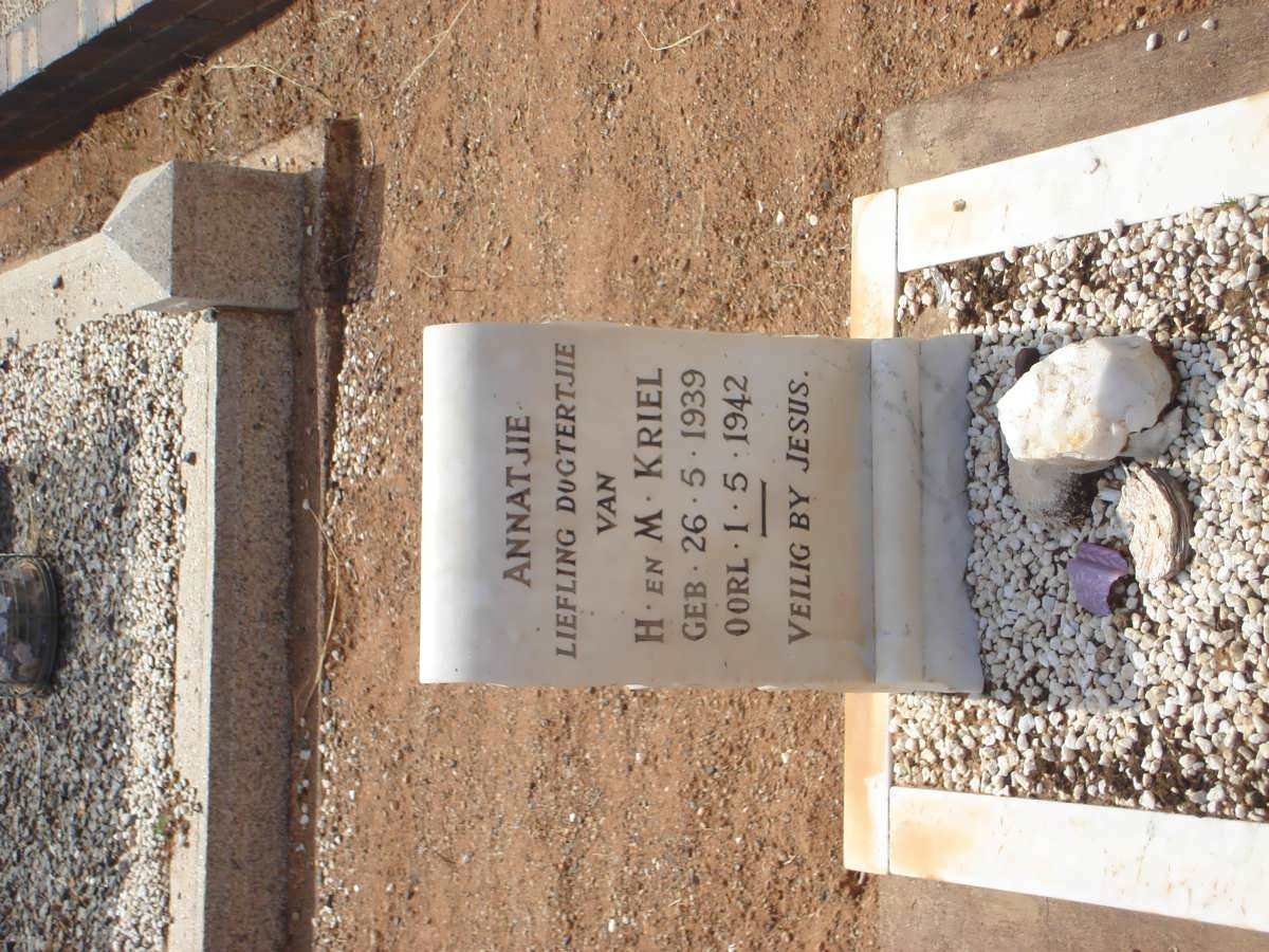 KRIEL Annatjie 1939-1942