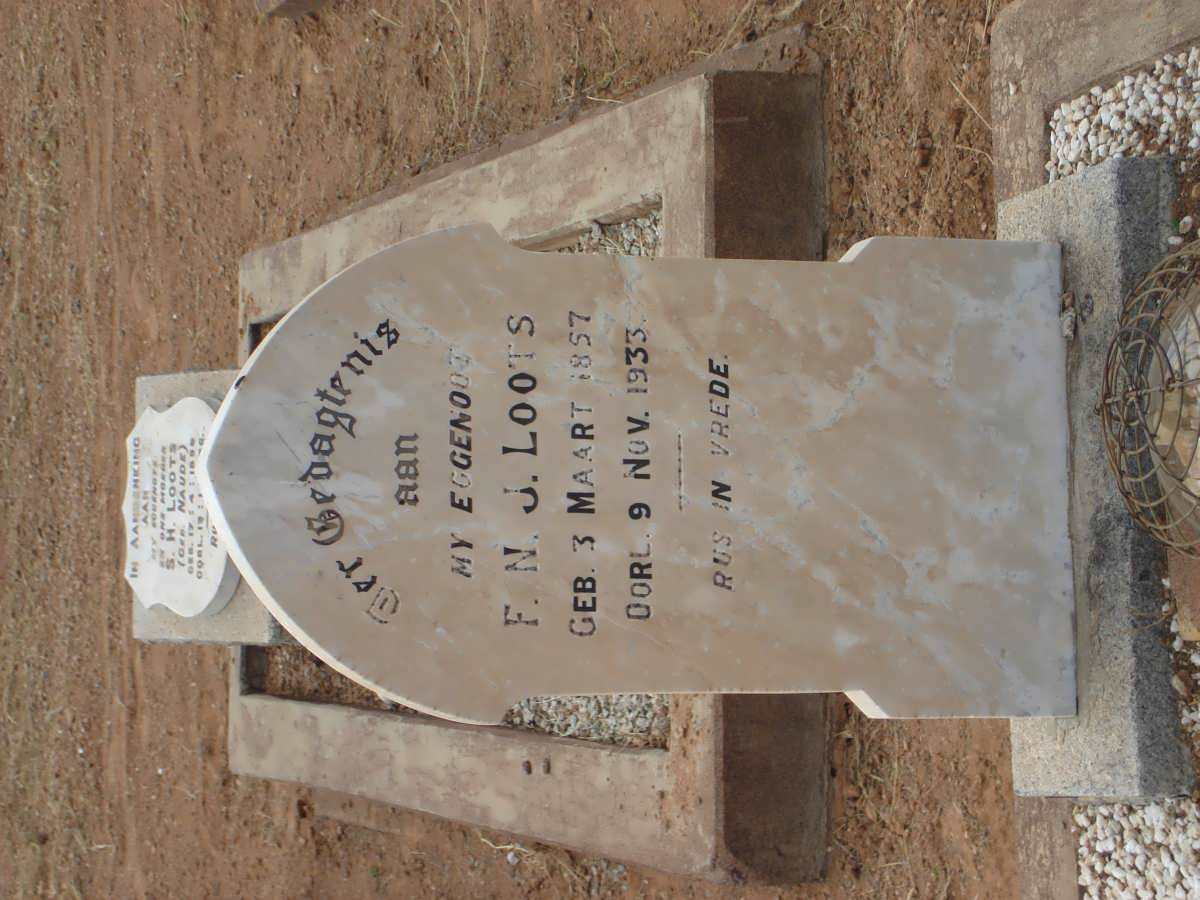 LOOTS F.N.J. 1857-1933