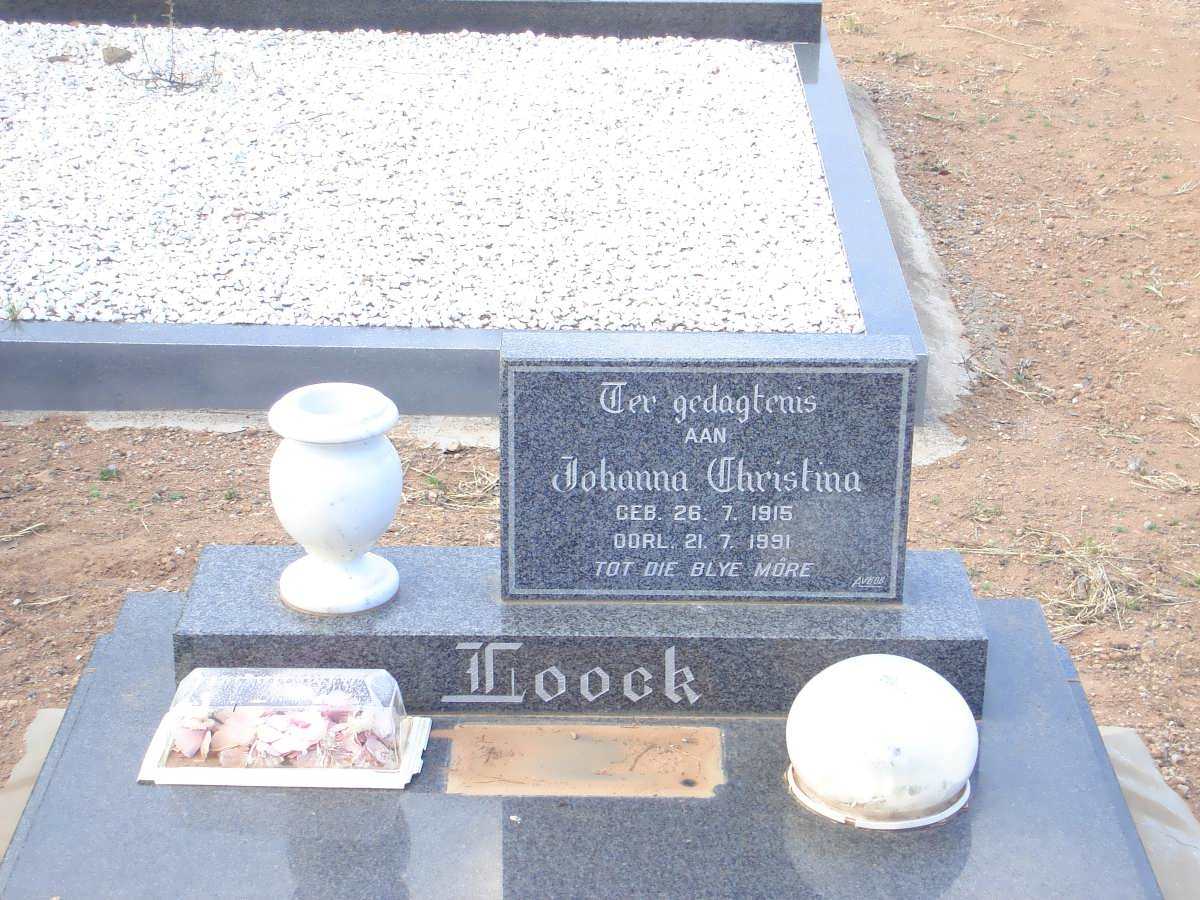 LOOCK Johanna Christina 1915-1991