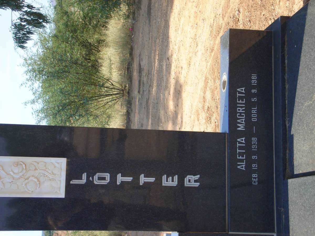 LOTTER Aletta Magrieta 1938-1981